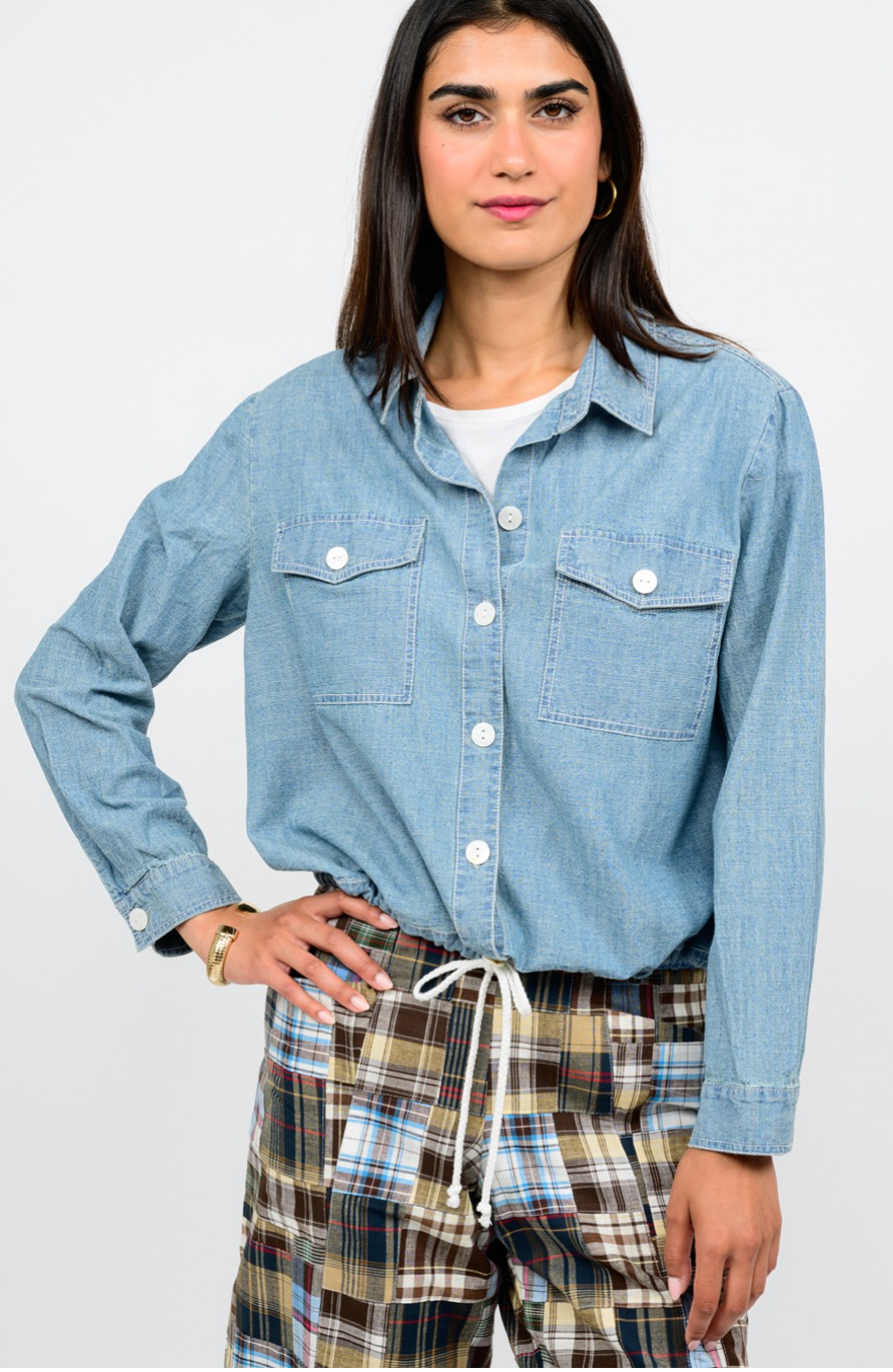 Ivy Jane - Denim Button Up Top
