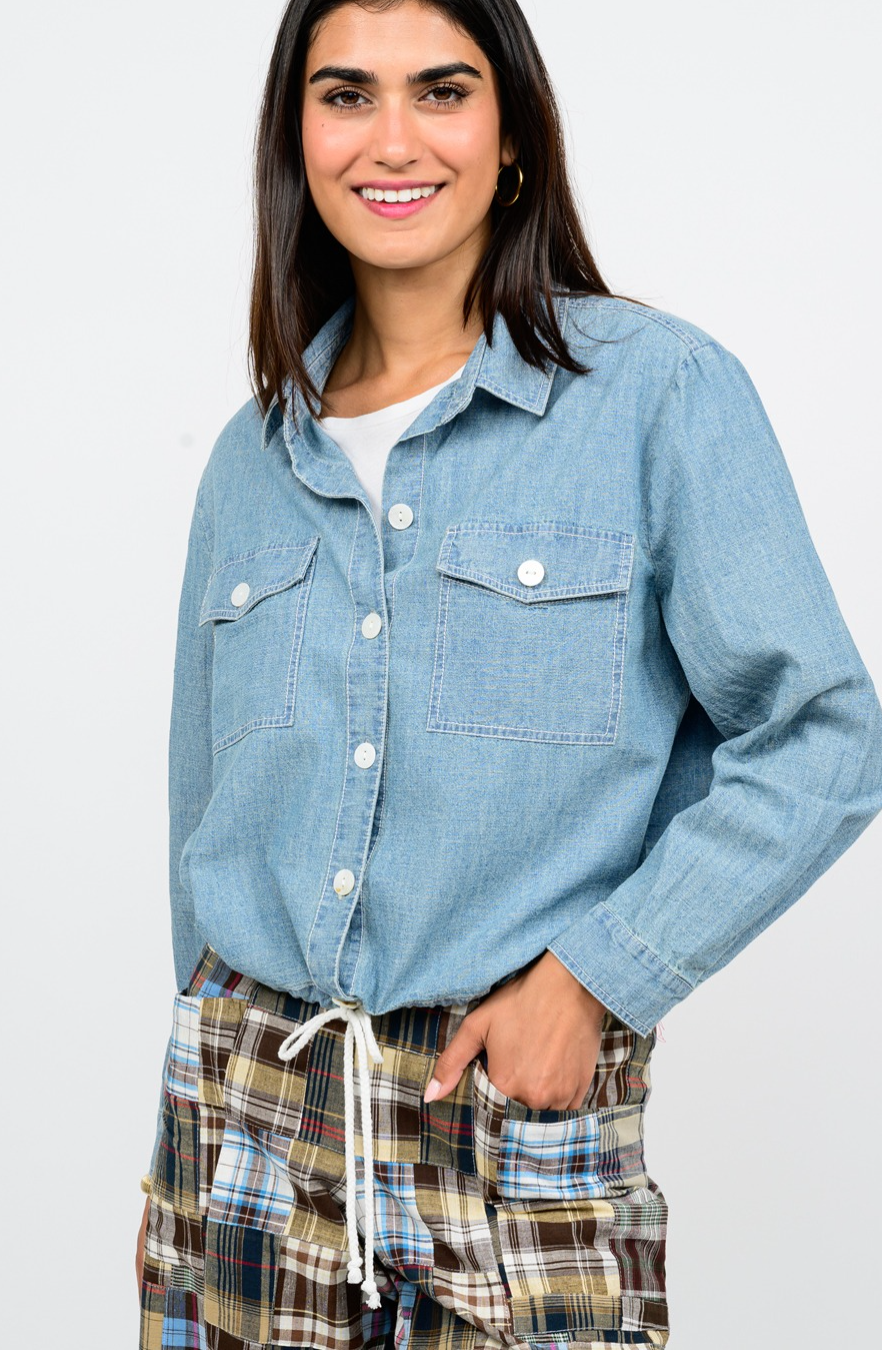 Ivy Jane - Denim Button Up Top