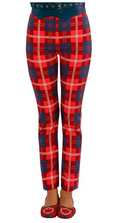 Gretchen Scott - Gripeless Pull on Pants - Middleton Red Plaid