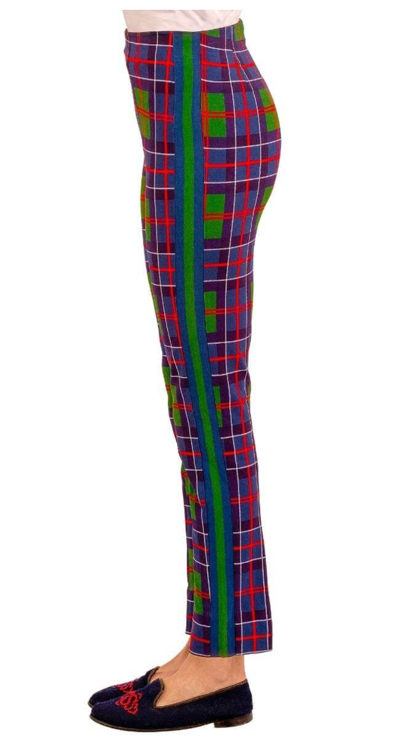 Gretchen Scott - Gripeless Pull on Pants - Balmoral Plaid