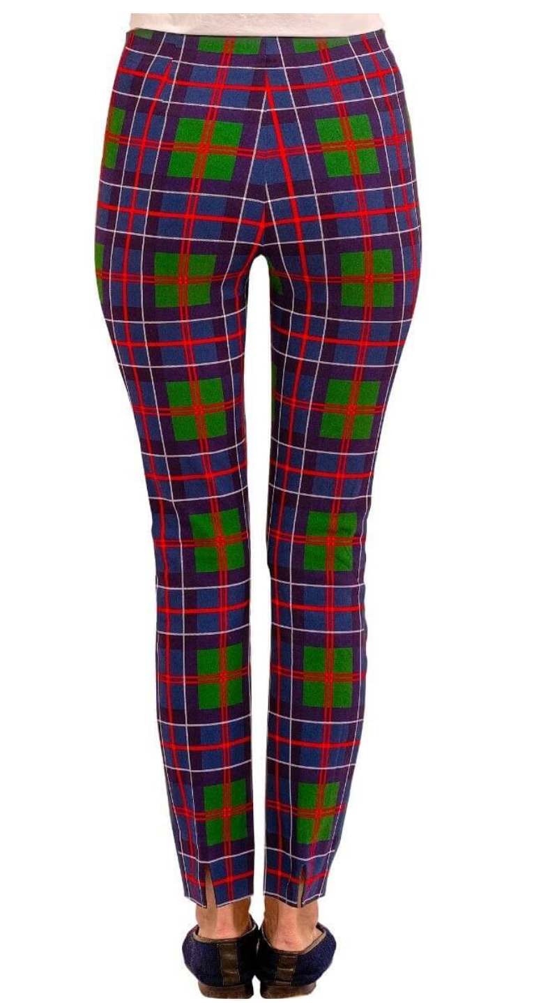 Gretchen Scott - Gripeless Pull on Pants - Balmoral Plaid