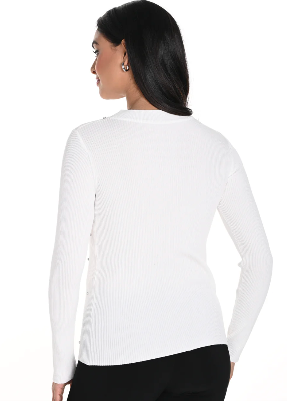 Frank Lyman - White Sweater with Bling