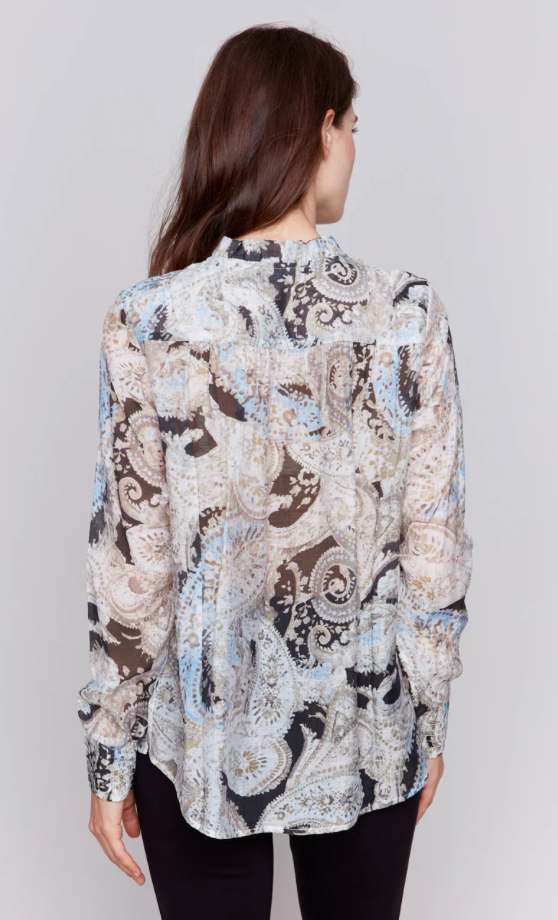 Charlie B - Printed Voile Blouse