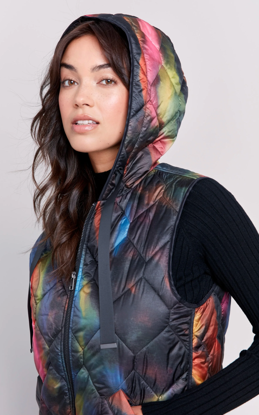 Charlie B - Puffer Vest with Hood
