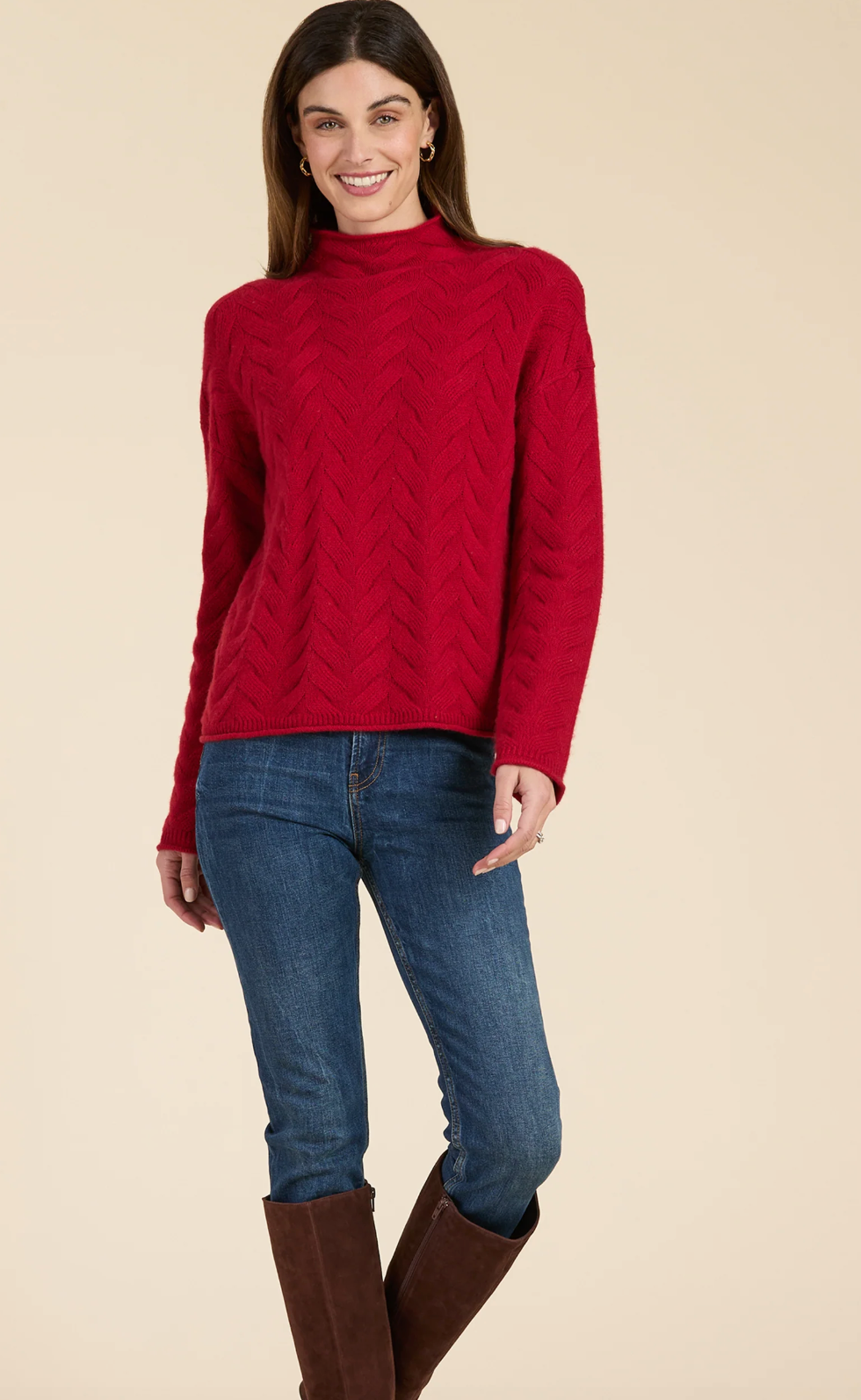 Tyler Böe - Red Cashmere Sweater