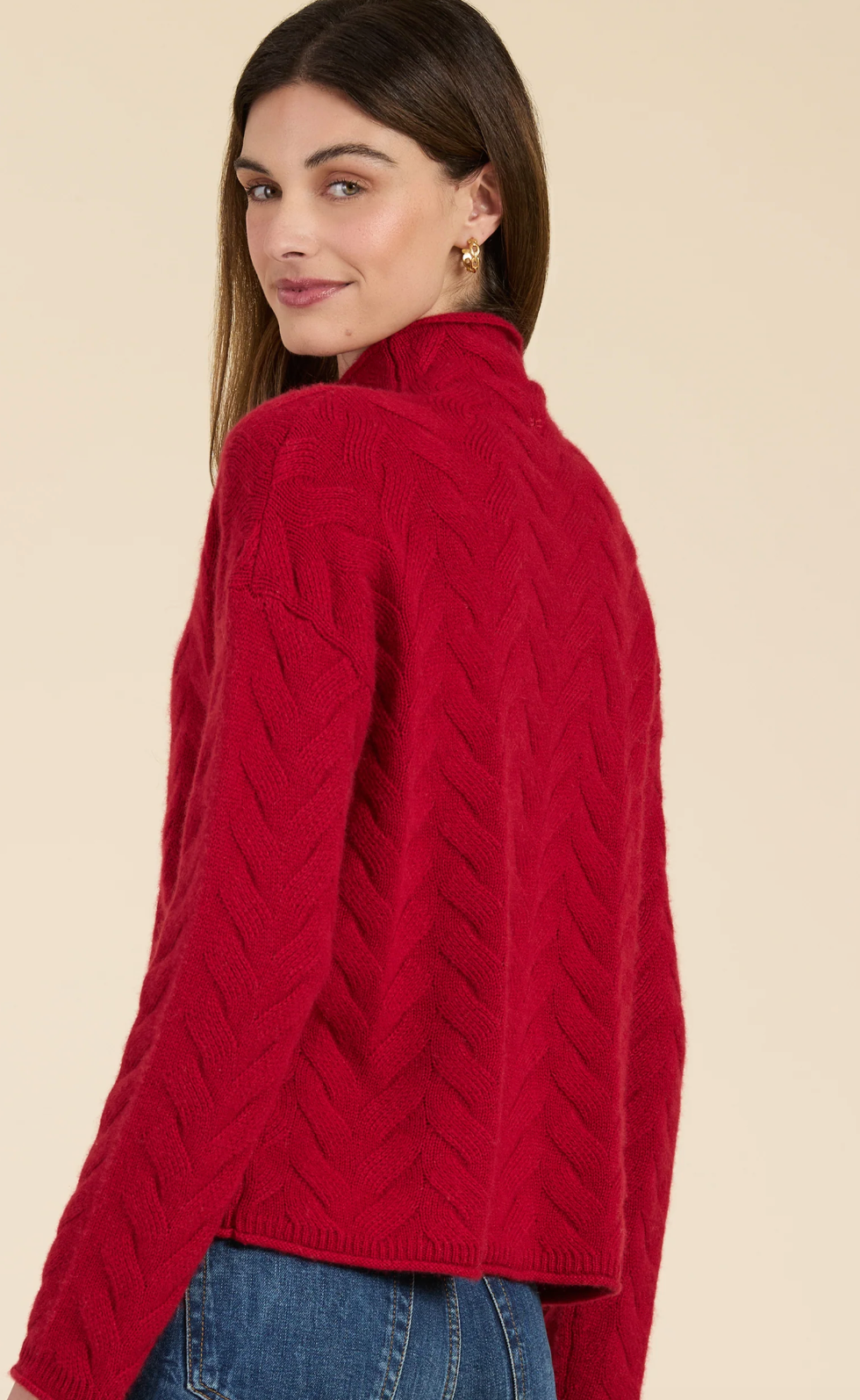 Tyler Böe - Red Cashmere Sweater