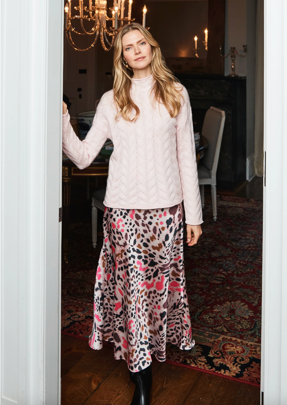 Tyler Böe - Pink Cashmere Sweater