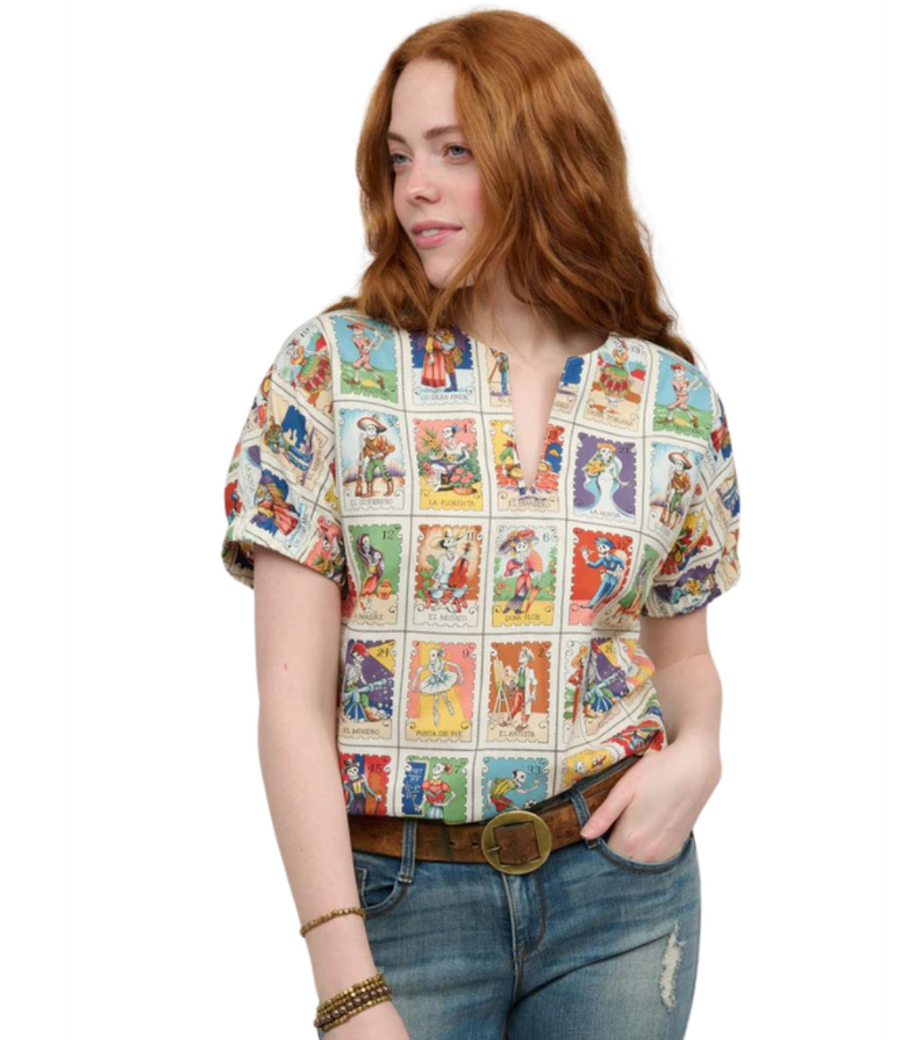 Sister Mary - Day of the Dead Short Sleeve Top