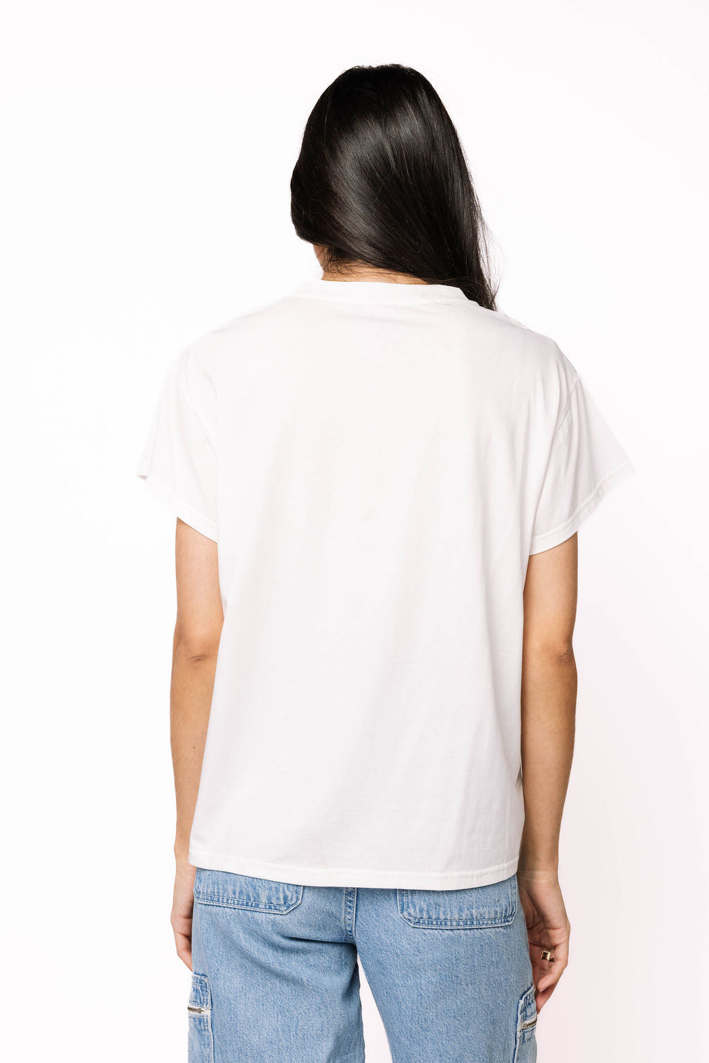 Queen of Sparkles White 'USA' Icon Tee