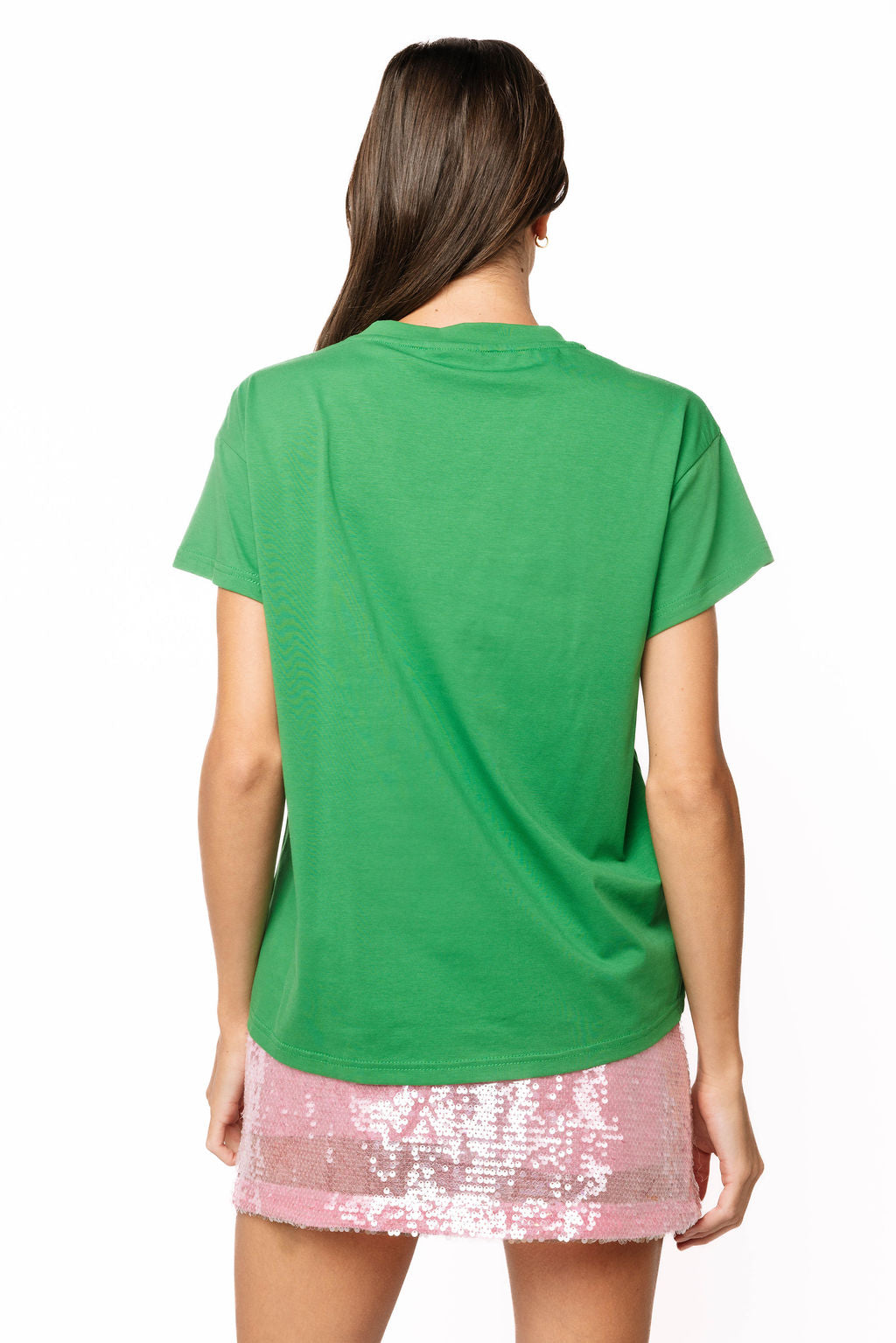 Queen of Sparkles Green Mahjong Tile Christmas Tree Tee