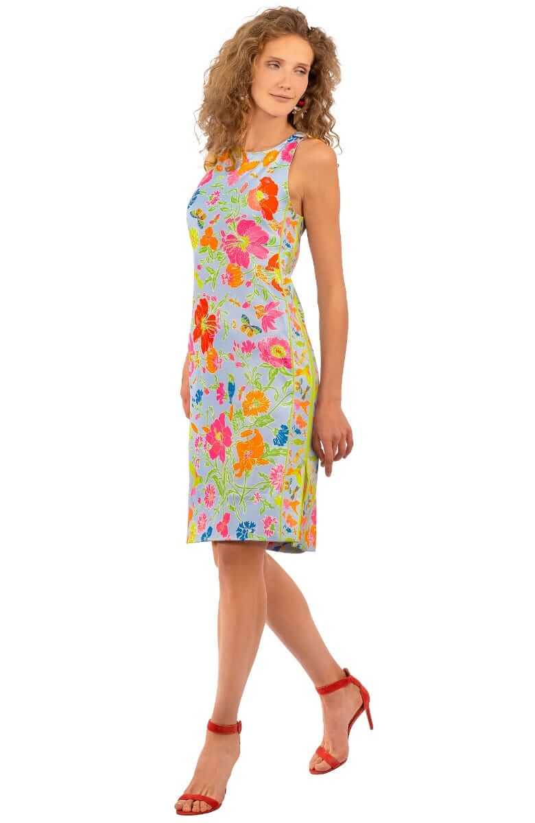 Gretchen Scott - Birds and Bees Pastel Blue Dress
