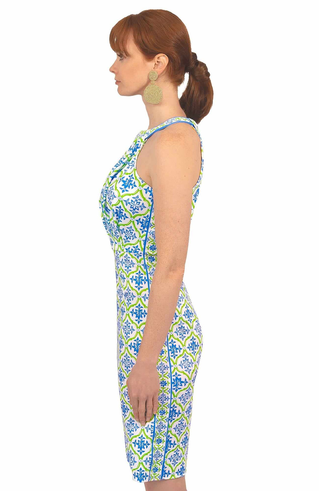 Gretchen Scott - Blue/Green Bougie Dress