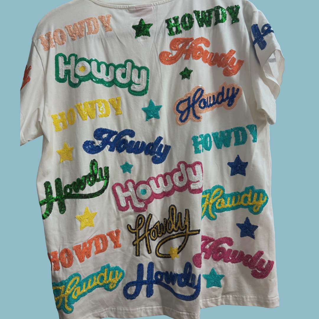 Queen of Sparkles - Howdy Tee