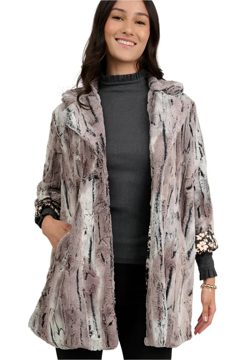 Ivy Jane - Faux Mountain Fox Coat