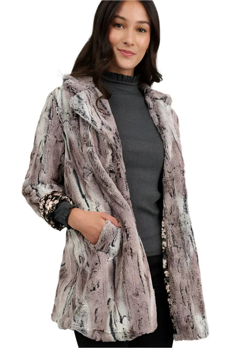 Ivy Jane - Faux Mountain Fox Coat