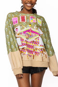 Queen Of Sparkles Multi Mahjong Table & Chairs Sweatshirt
