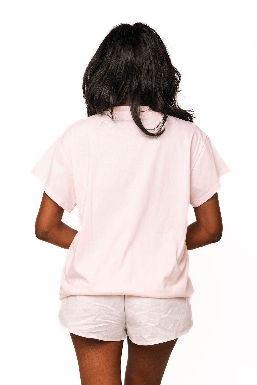Queen of Sparkles Light Pink "Beach" Tee