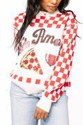 Queen of Sparkles - That's Amore Long Sleeve Sweater