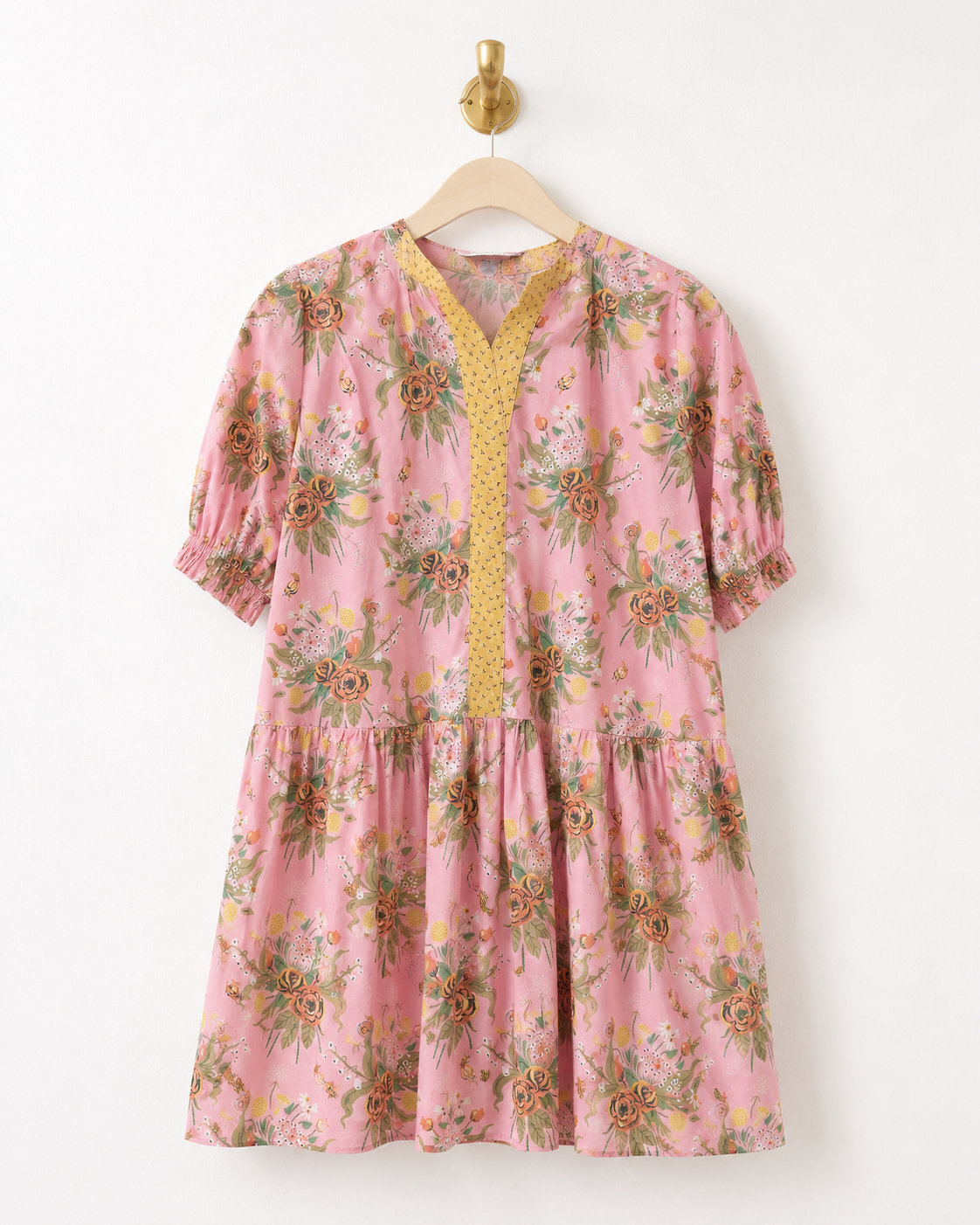 Uncle Frank Pink and Orange Rose Dress
