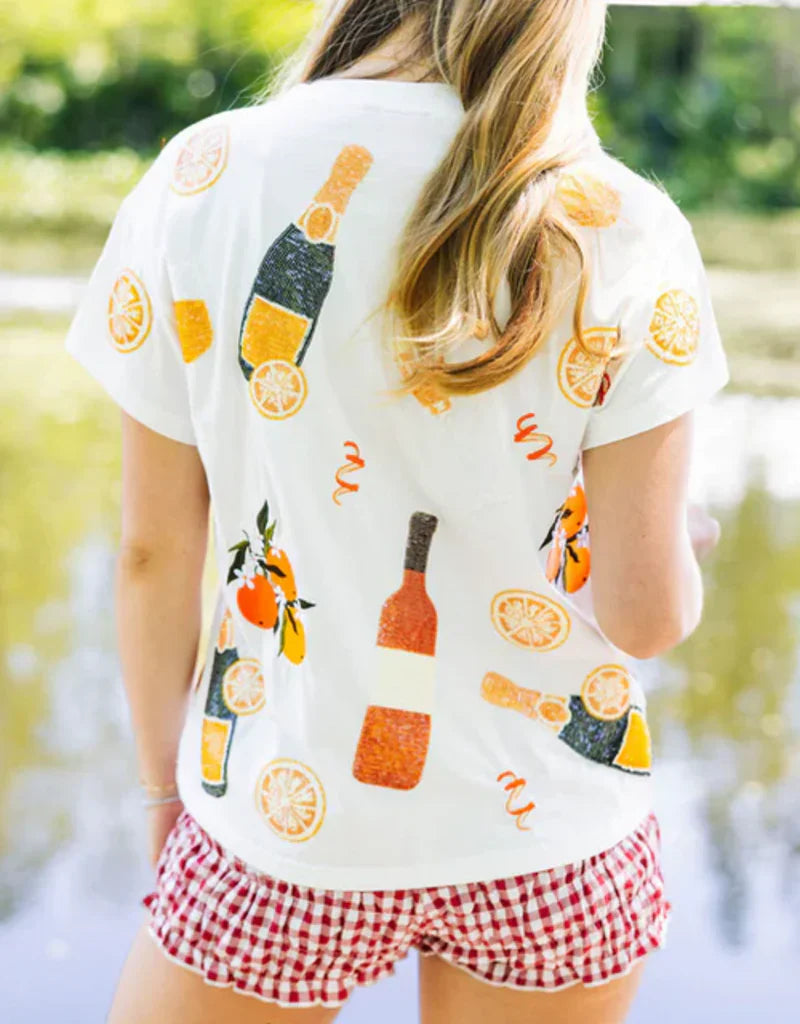 Queen of Sparkles - Mimosa Icon Tee