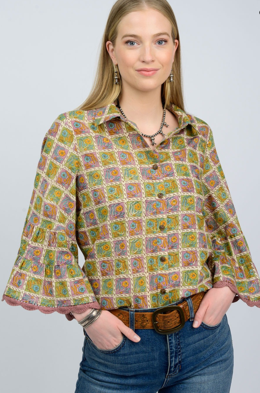 Sister Mary - Luz Button Up Fall Top