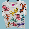 Queen of Sparkles Crawling Tigers T-Shirt